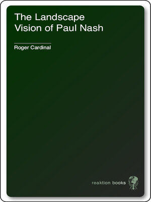 cover image of The Landscape Vision of Paul Nash